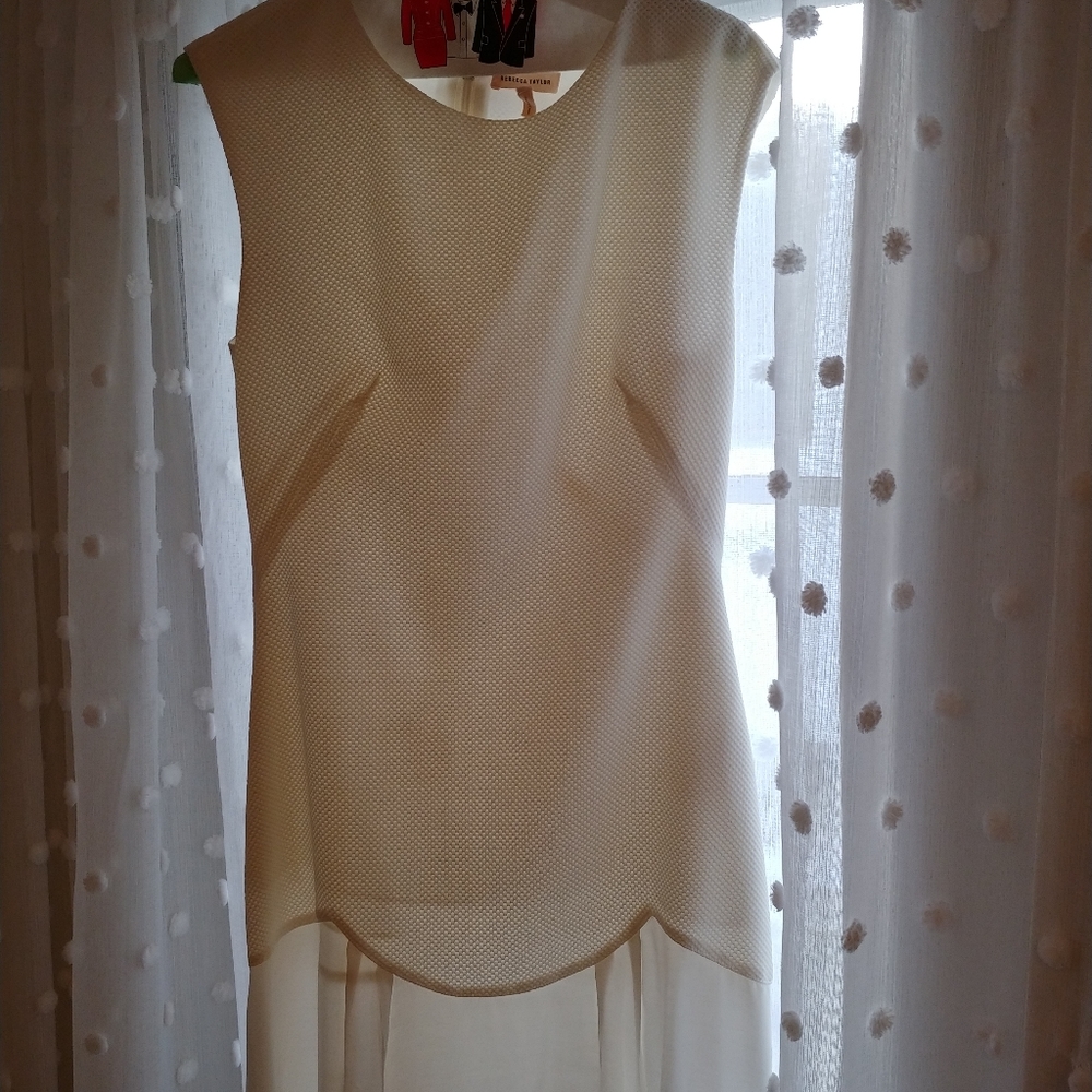 SOLD - Rebecca Taylor white dress